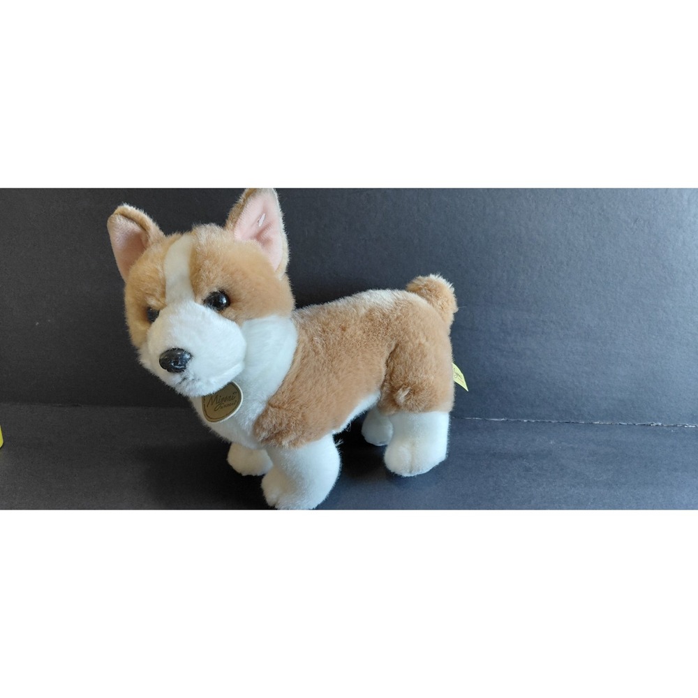 Collectible 10.5" Aurora World Miyoni Pembroke Welsh Corgi plush toy Puppy Dog.
